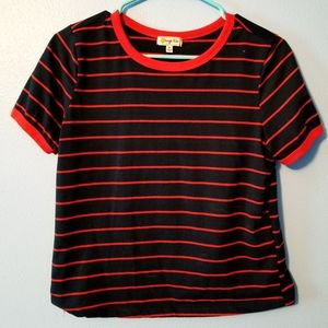 red striped top